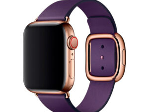 Aubergine Modern Buckle